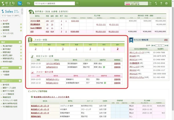 次回予定のアラート機能の説明図